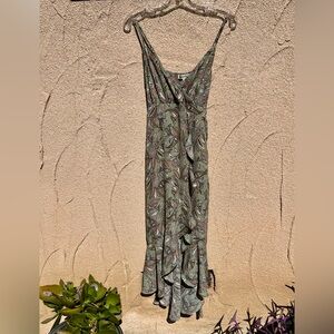 Green Paisley Maxi Dress